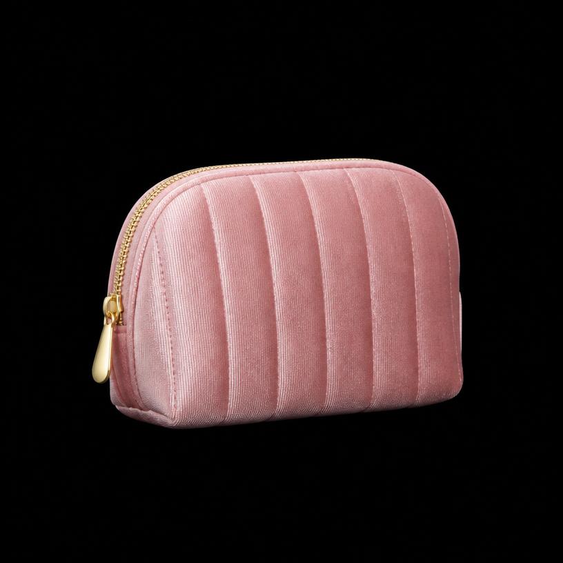 Necessaire Veludo Rosé